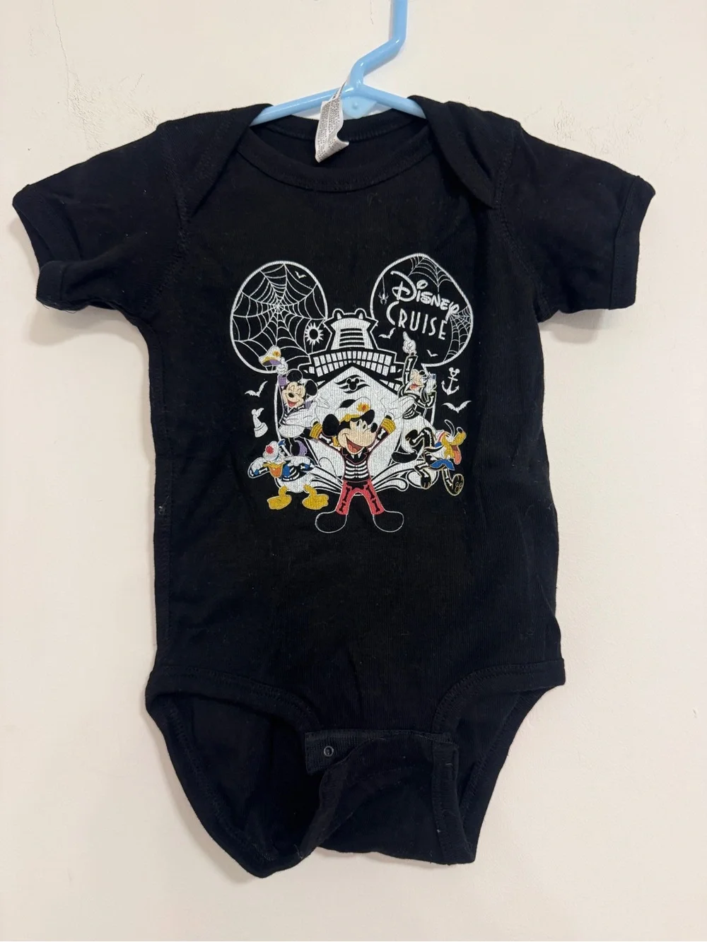 Disney Cruise Mickey & Friends Halloween Baby Onesie